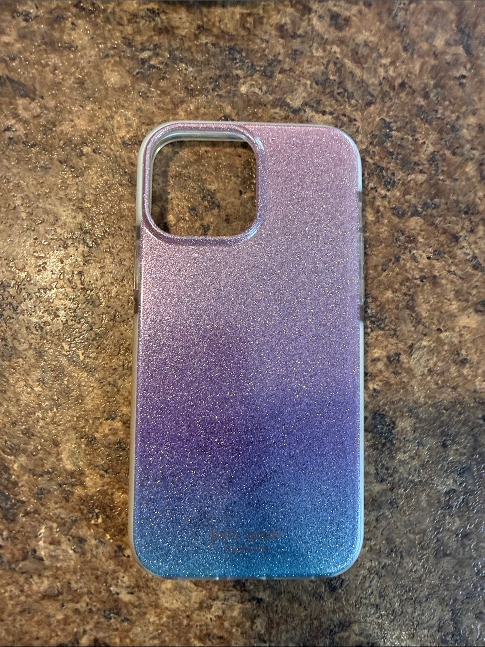 iPhone 13 Pro Max. Glitter Gradient Purple Blue Phone Case - Compatible iPhone
